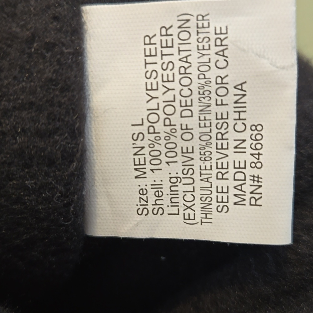 NWT 3M Thinsolate mens navy gloves Sz L - Picture 7 of 8